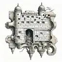 Western Wall in Jerusalem tattoo design idea