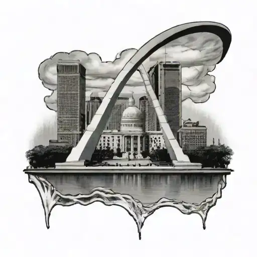 St. Louis arch tattoo design idea