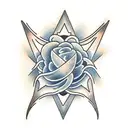 Flame tattoo design idea