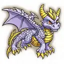 Spyro the Dragon tattoo design idea