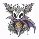Spyro the Dragon con Hollow Knight tattoo design idea