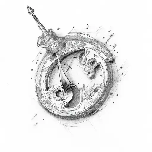 letter J tattoo design idea