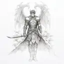 Berserk Guts wielding the Dragon Slayer tattoo design idea