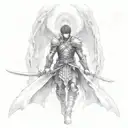 Berserk Guts wielding the Dragon Slayer tattoo design idea