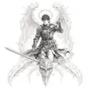 Berserk Guts wielding the Dragon Slayer tattoo design idea
