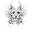 wizard smoking weed tattoo design idea