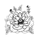 Flork sticker  tattoo design idea