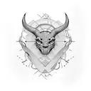 Flork sticker  tattoo design idea