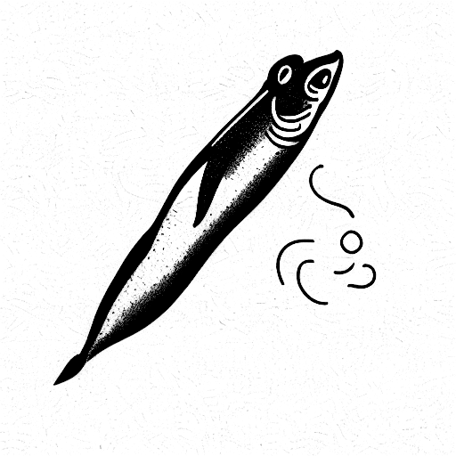 Kanye likes Fish Sticks tattoo design idea