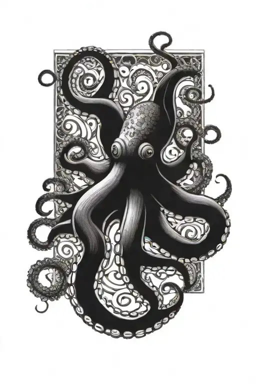 octopus tattoo design idea