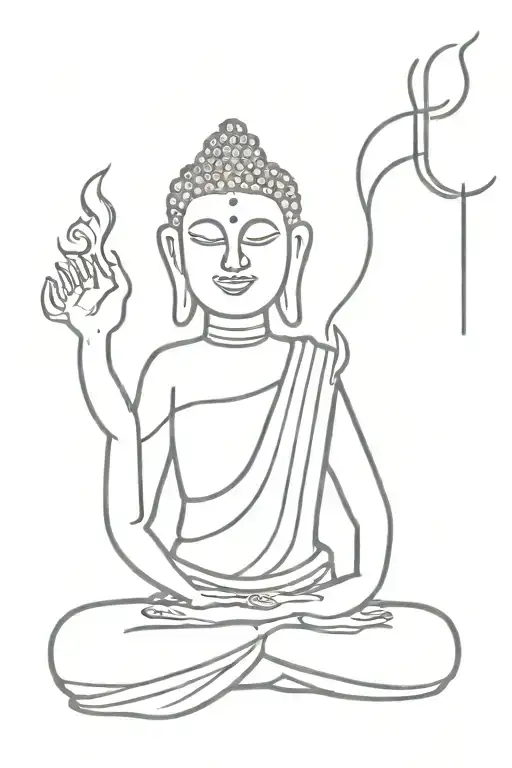 buddha tattoo design idea