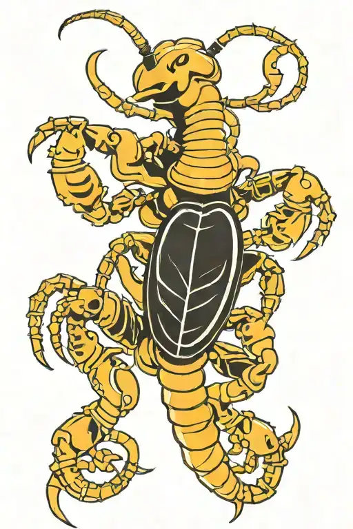 scorpio tattoo design idea