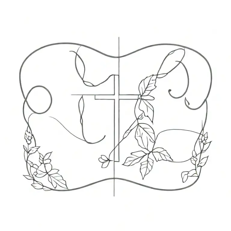 christian tattoo design idea