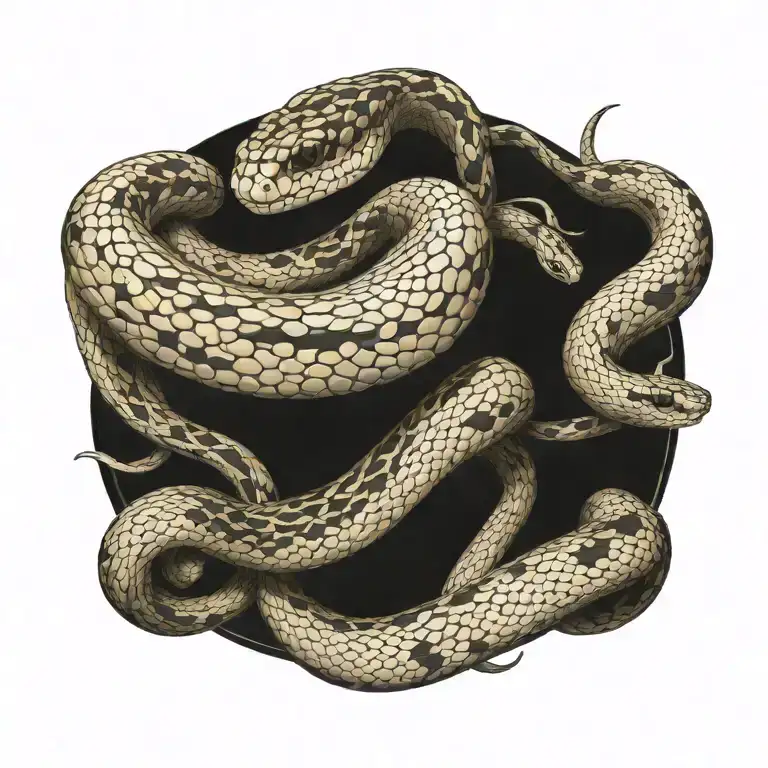 snake tattoo design idea