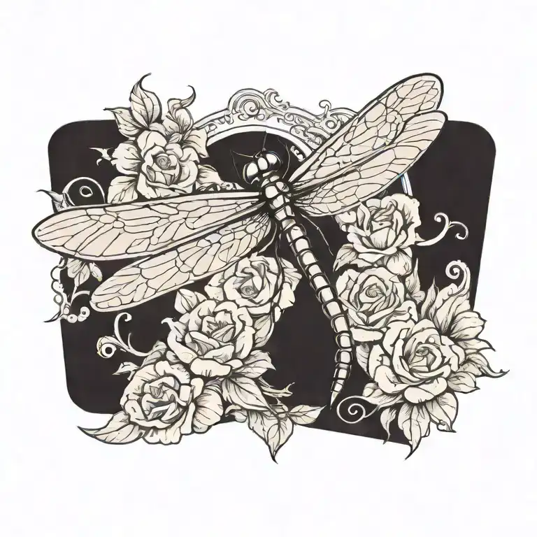 dragonfly tattoo design idea
