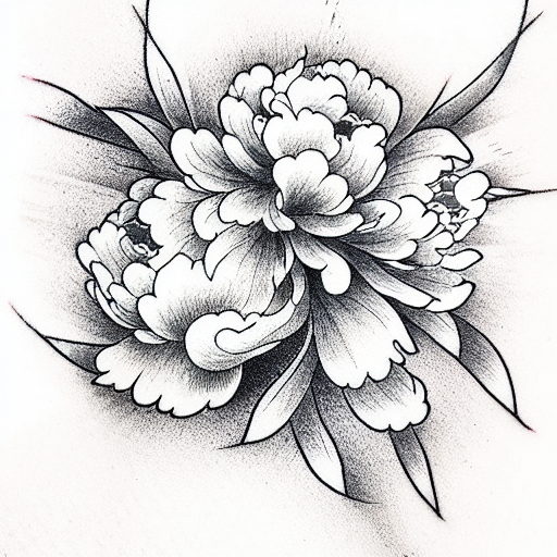 Set of a decorative stylized peony flower isolated on white background  Highly detailed vector illustration doodling and zentangle style tattoo  design blossom peony flowers 16889743 Vector Art at Vecteezy