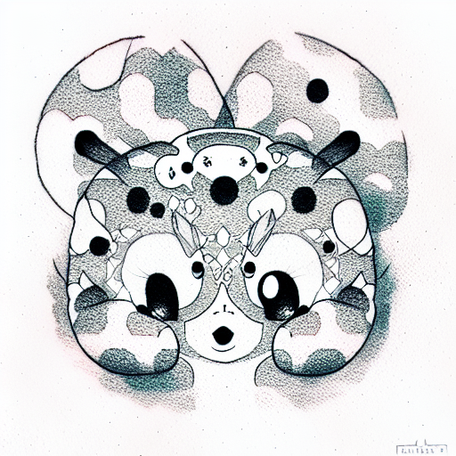 y2k, kawaii, pastel, cottagecore tattoo design idea