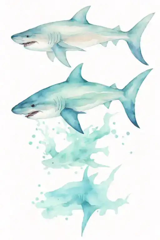 shark tattoo design idea