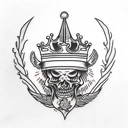 King's Crown tattoo design idea
