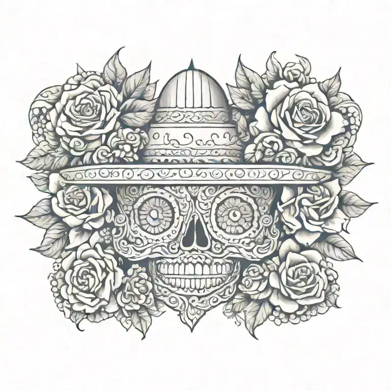 mexican tattoo design idea