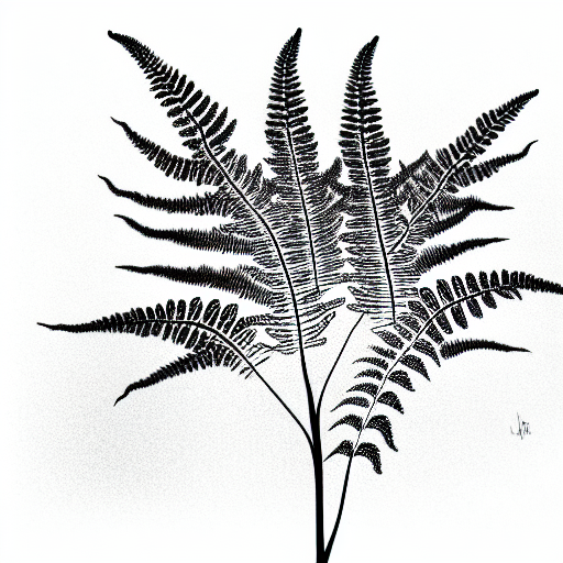 Fern Tree tattoo design idea