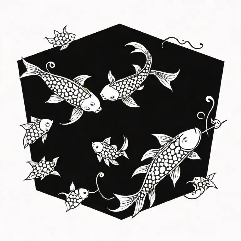 koi-fish tattoo design idea