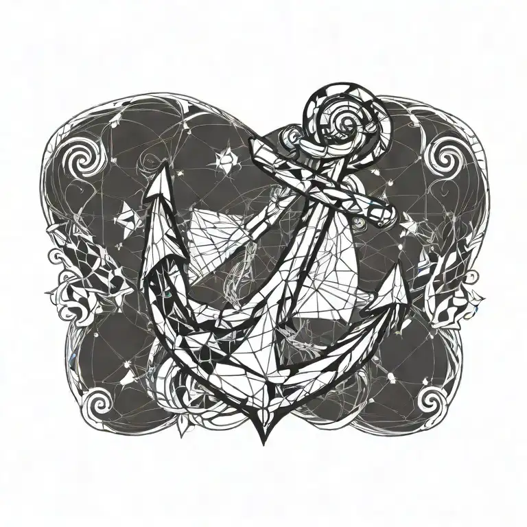 anchor tattoo design idea