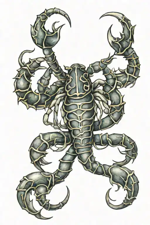 scorpio tattoo design idea