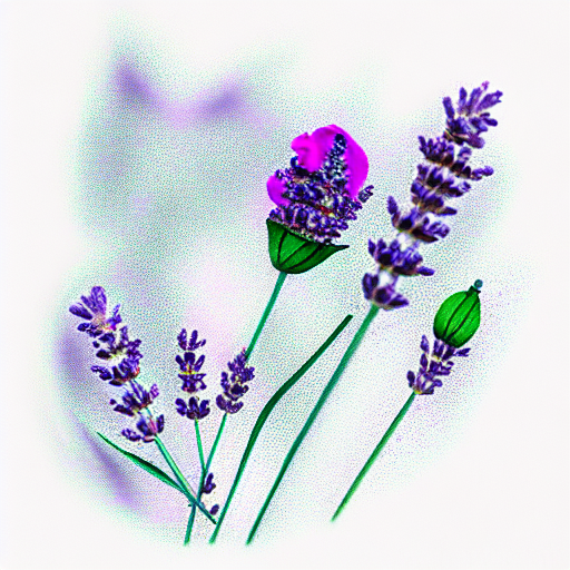 Lavender tattoo design idea