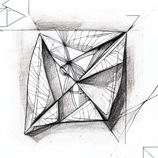 Triangle tattoo design idea