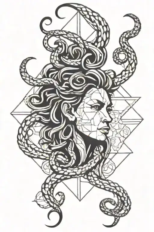 medusa tattoo design idea
