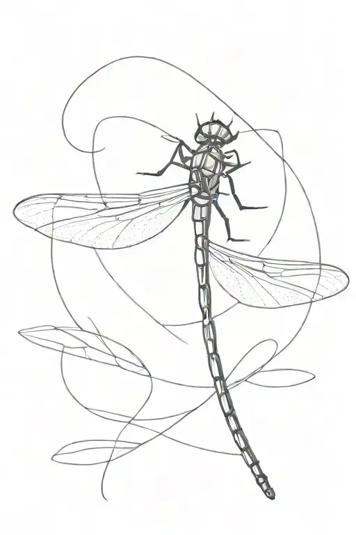 dragonfly tattoo design idea