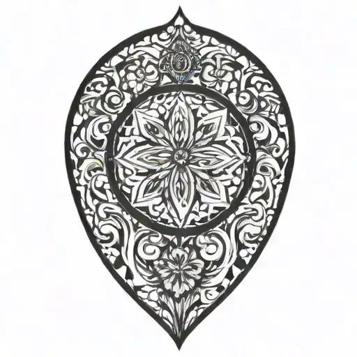 collarbone tattoo design idea