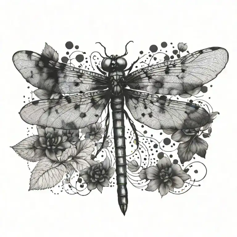 dragonfly tattoo design idea