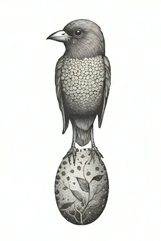bird tattoo design idea
