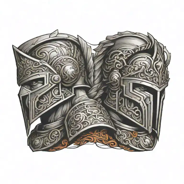 spartan tattoo design idea