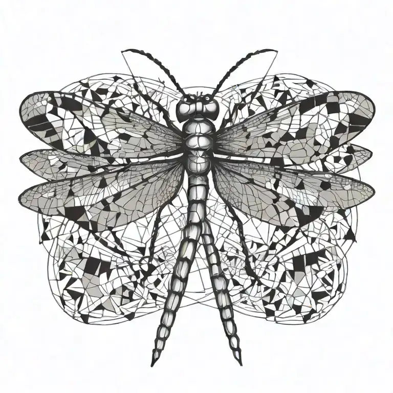 dragonfly tattoo design idea