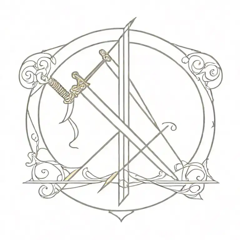 sword tattoo design idea