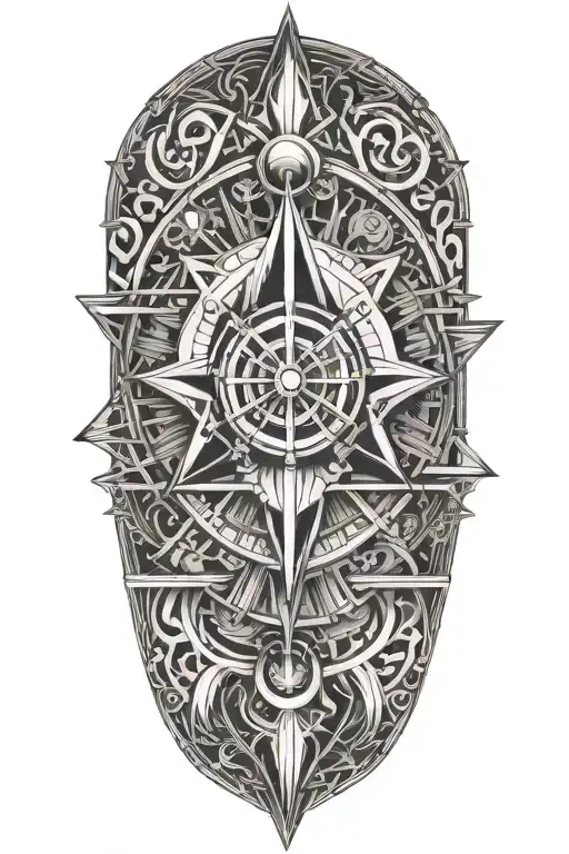 nautical tattoo design idea