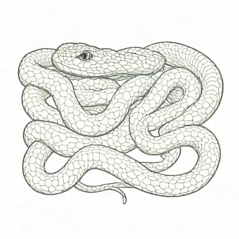 snake tattoo design idea