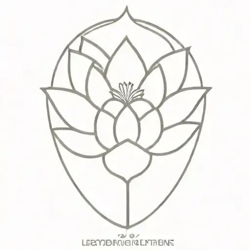 lotus tattoo design idea