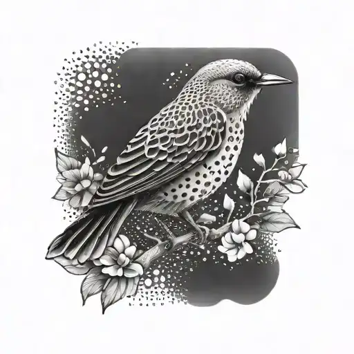 bird tattoo design idea