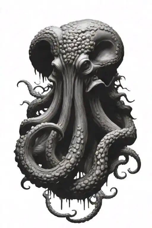 kraken tattoo design idea