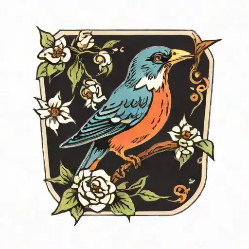 bird tattoo design idea