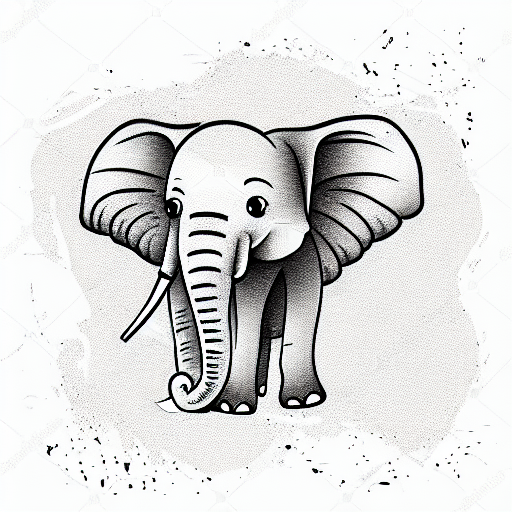 Elephant tattoo design idea