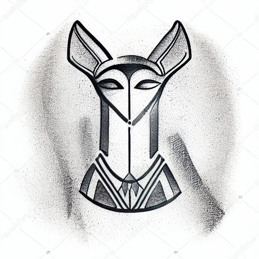 Anubis tattoo design idea