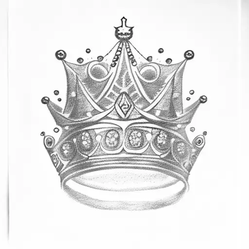 Queen's Crown tattoo design idea