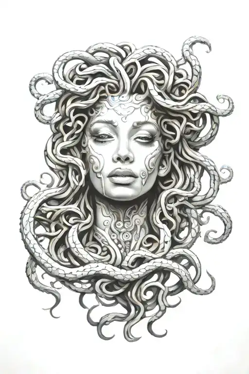medusa tattoo design idea