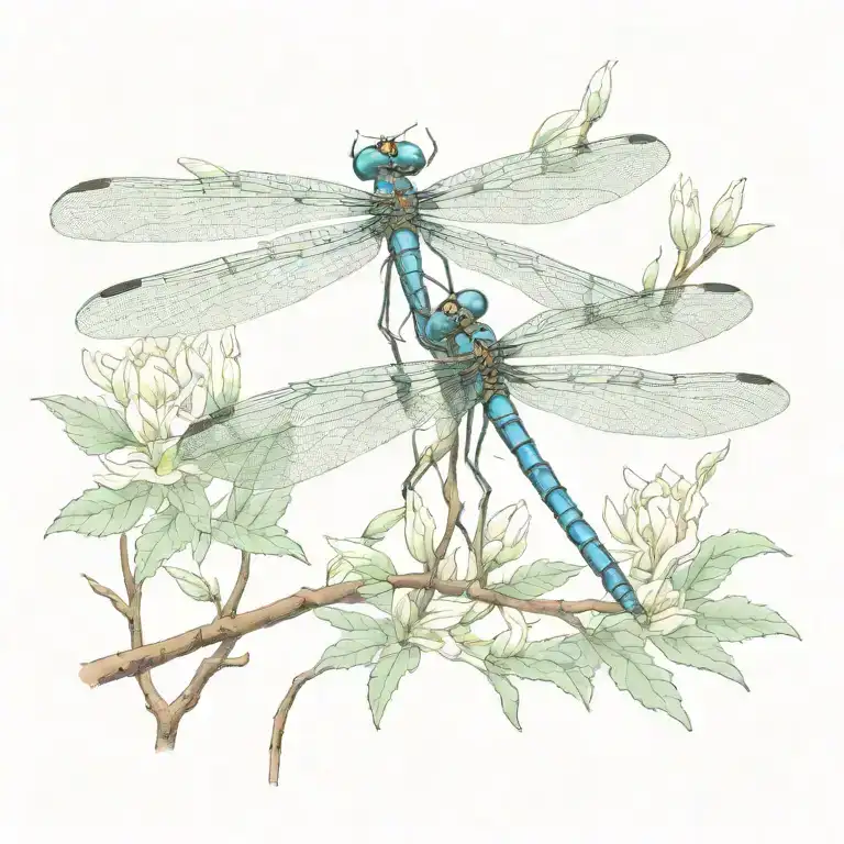 dragonfly tattoo design idea