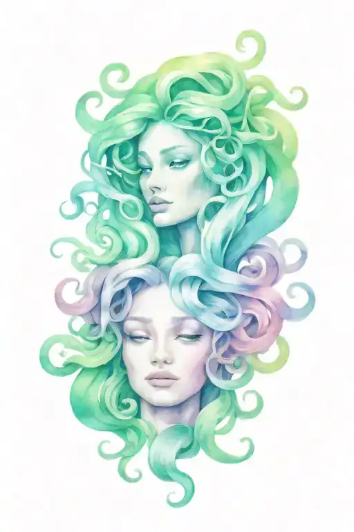 medusa tattoo design idea